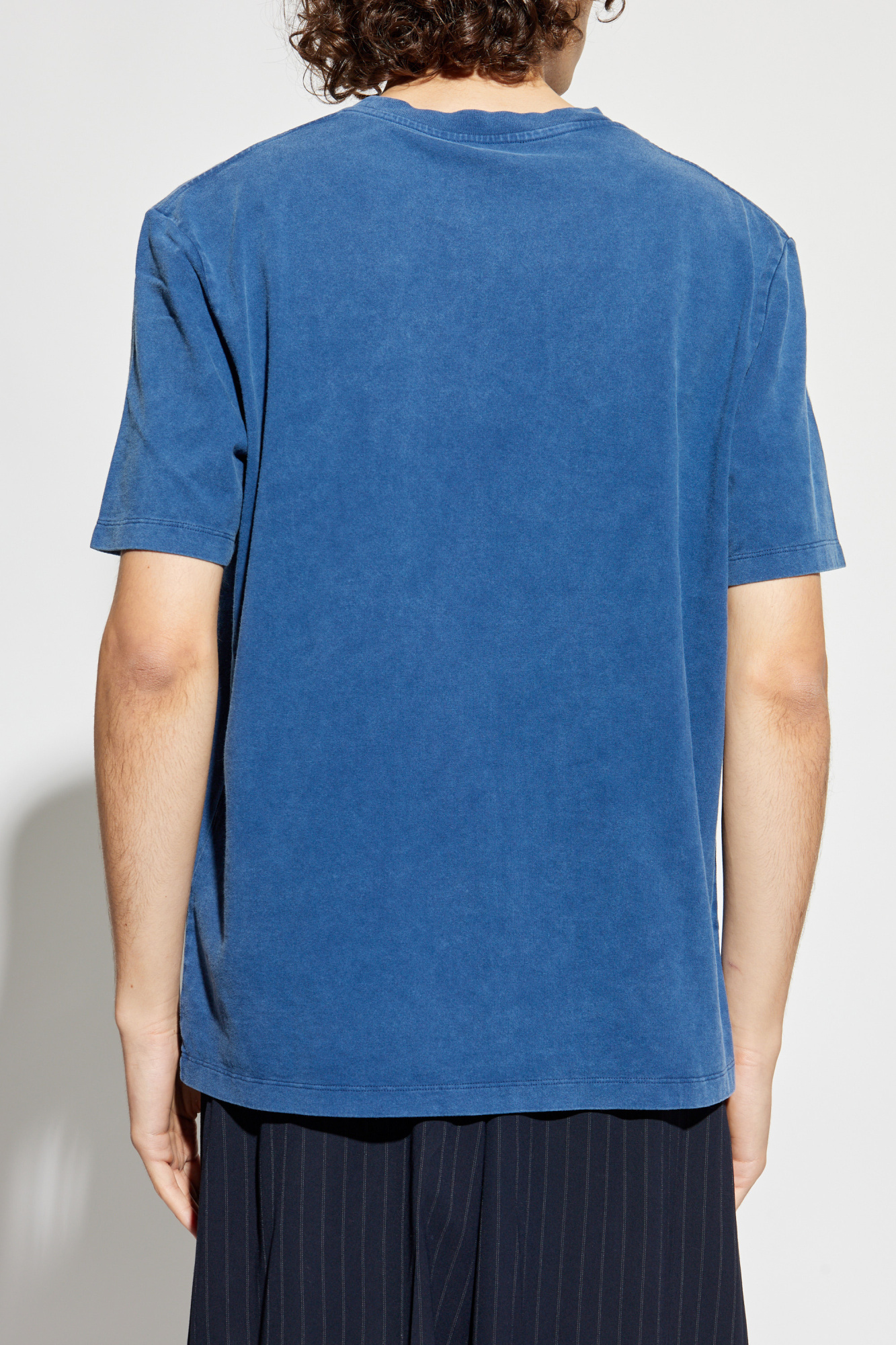 Tシャツ・カットソー BALMAIN Men T Shirts DH1EG010BC72 SOS Blue Balmain Paris T-shirt blue blue - Men | BALMAIN
